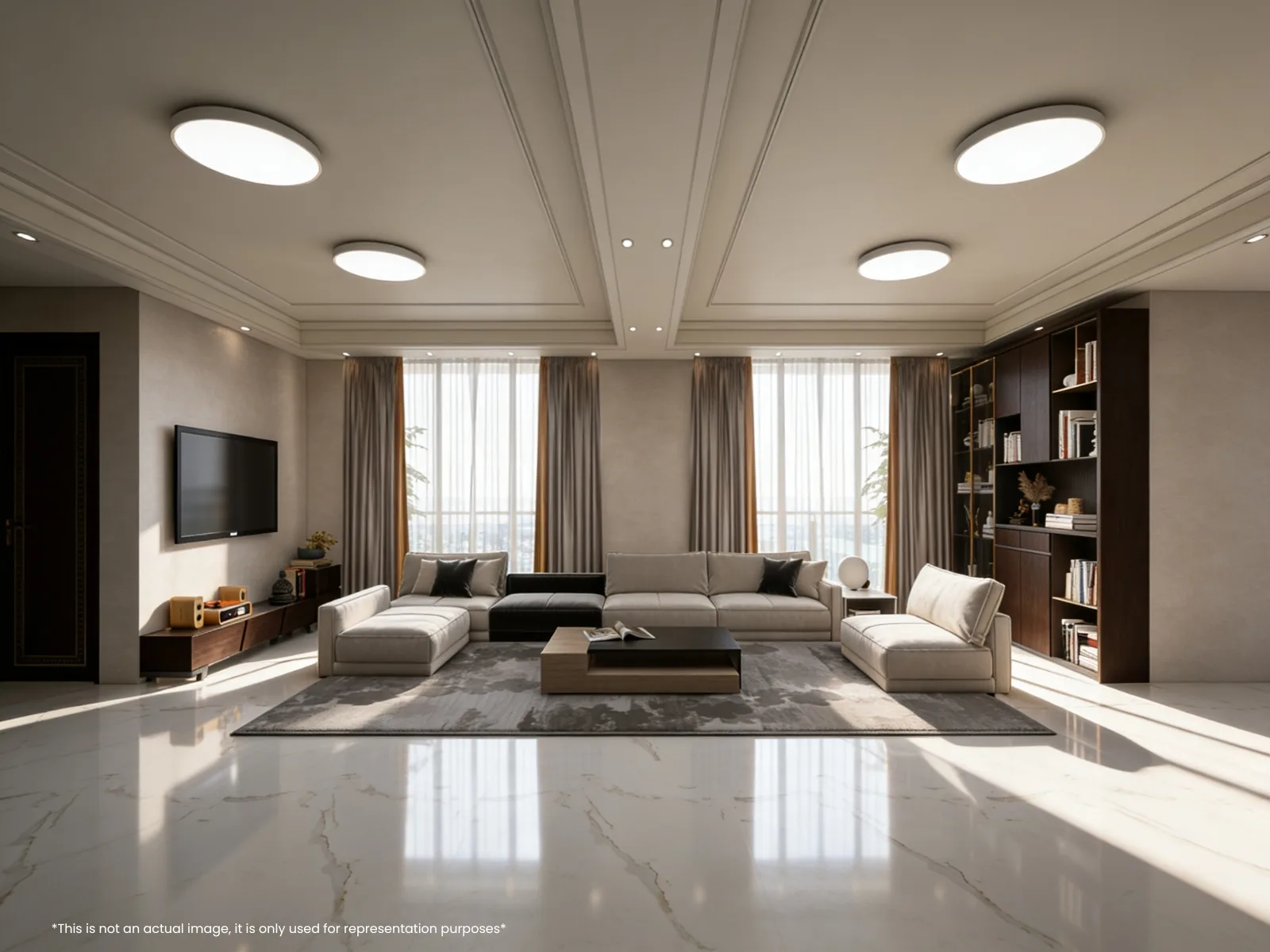 Sky Heights — living room