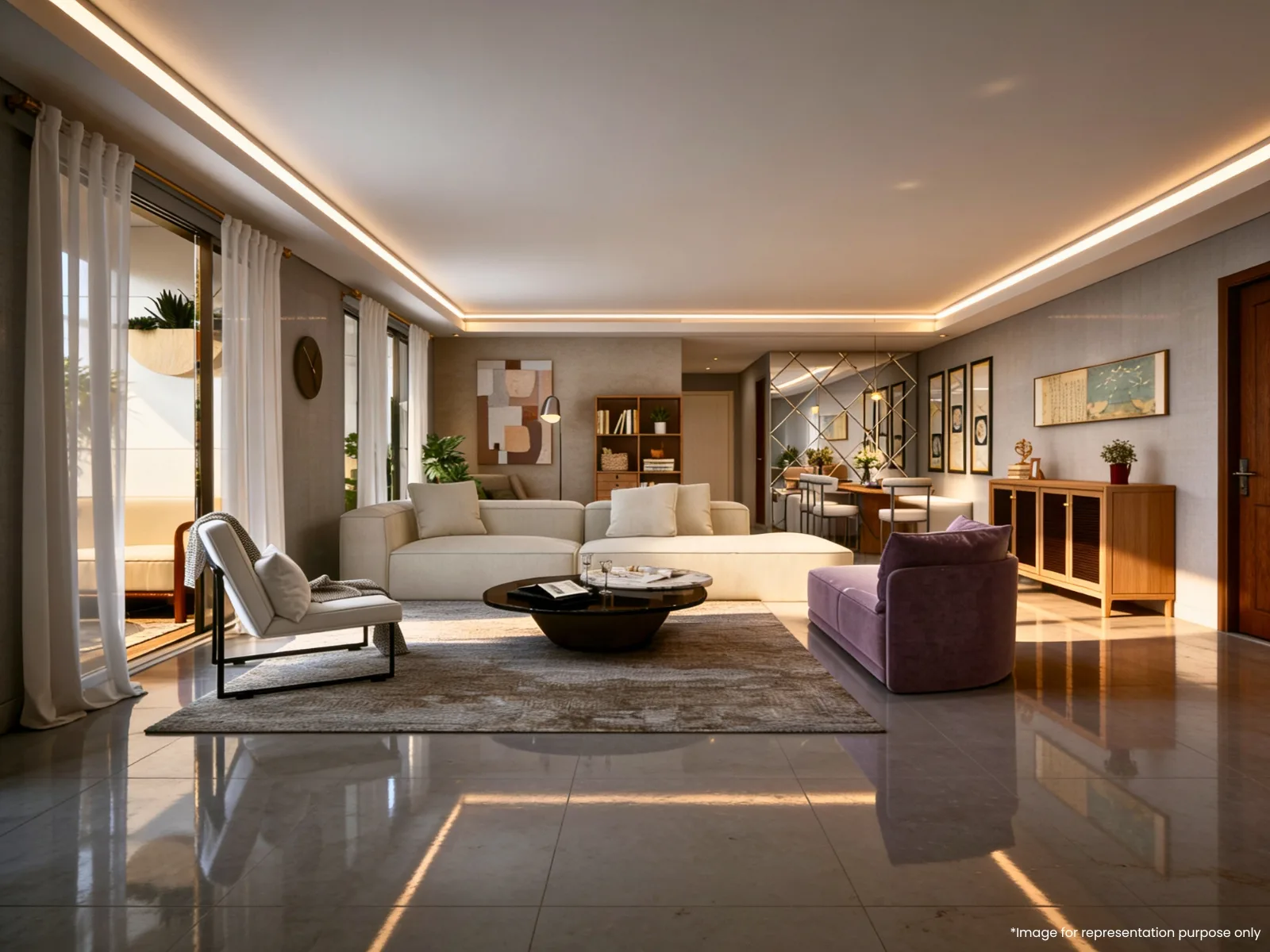 Sky Avenue — living room